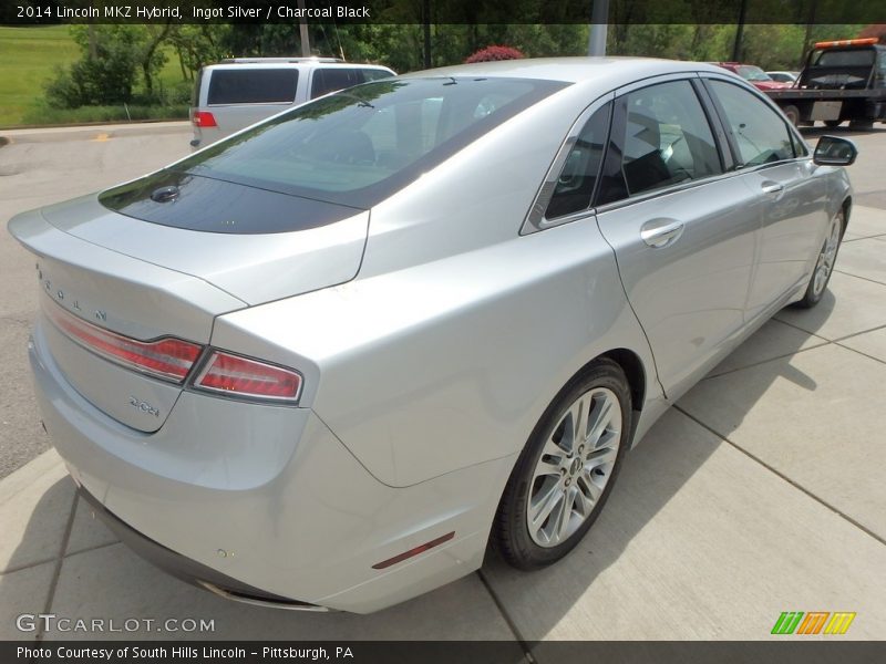 Ingot Silver / Charcoal Black 2014 Lincoln MKZ Hybrid