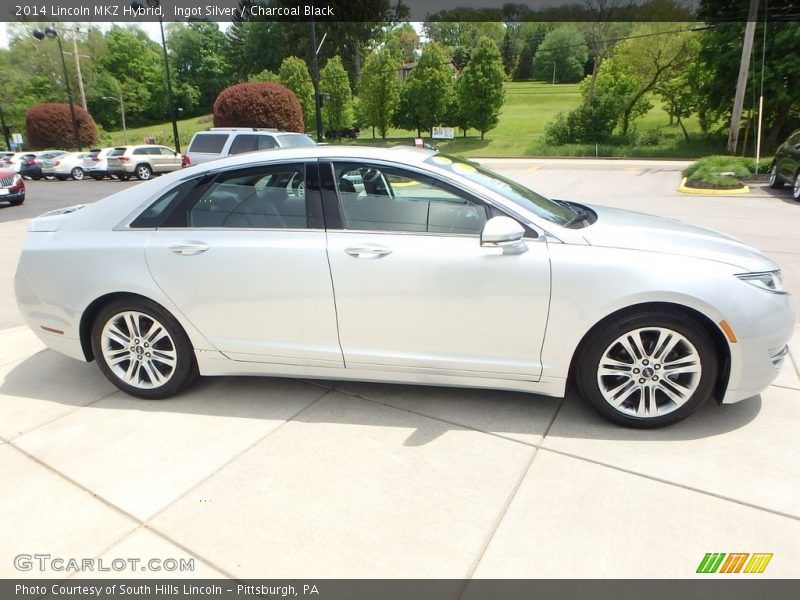 Ingot Silver / Charcoal Black 2014 Lincoln MKZ Hybrid