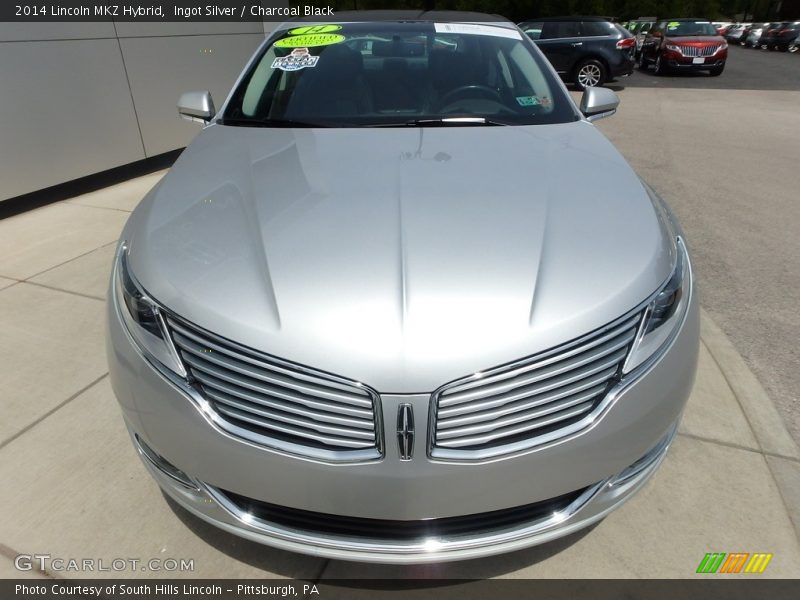 Ingot Silver / Charcoal Black 2014 Lincoln MKZ Hybrid