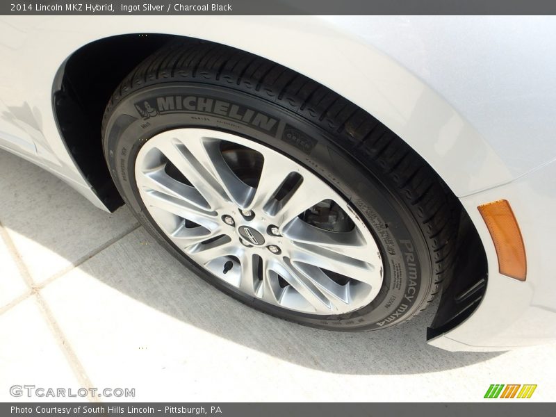 Ingot Silver / Charcoal Black 2014 Lincoln MKZ Hybrid