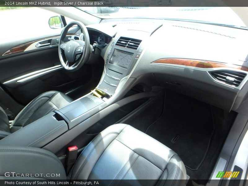 Ingot Silver / Charcoal Black 2014 Lincoln MKZ Hybrid