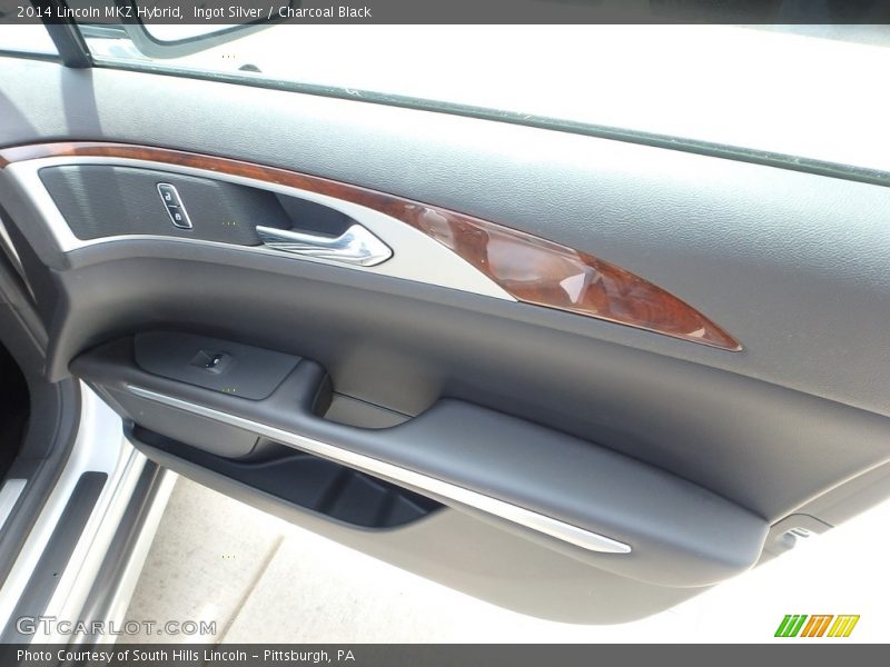 Ingot Silver / Charcoal Black 2014 Lincoln MKZ Hybrid