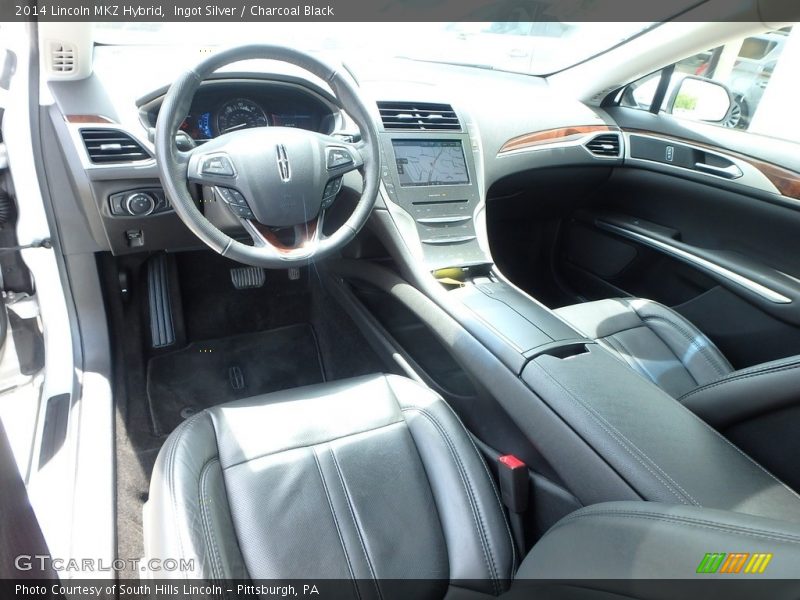 Ingot Silver / Charcoal Black 2014 Lincoln MKZ Hybrid