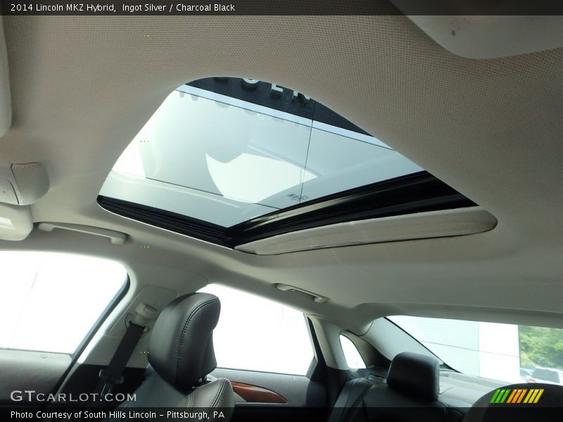 Ingot Silver / Charcoal Black 2014 Lincoln MKZ Hybrid