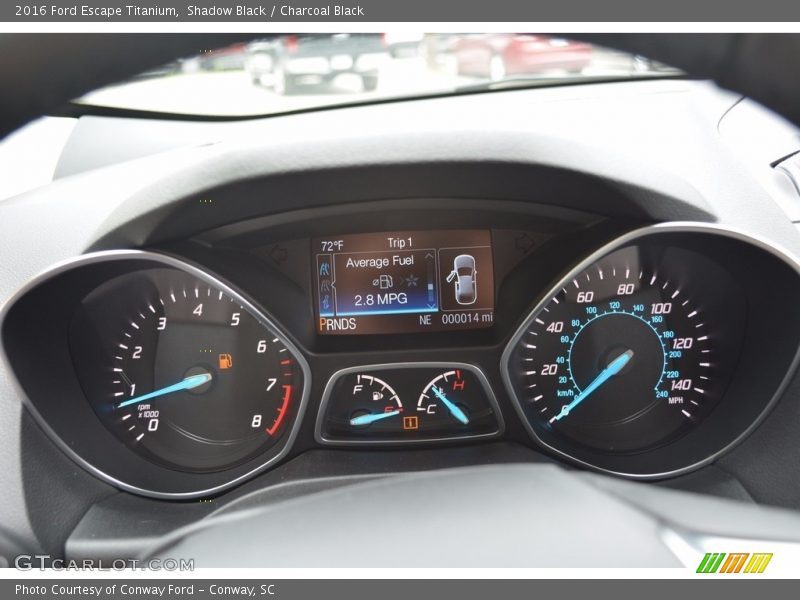 Shadow Black / Charcoal Black 2016 Ford Escape Titanium