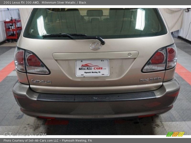 Millennium Silver Metallic / Black 2001 Lexus RX 300 AWD