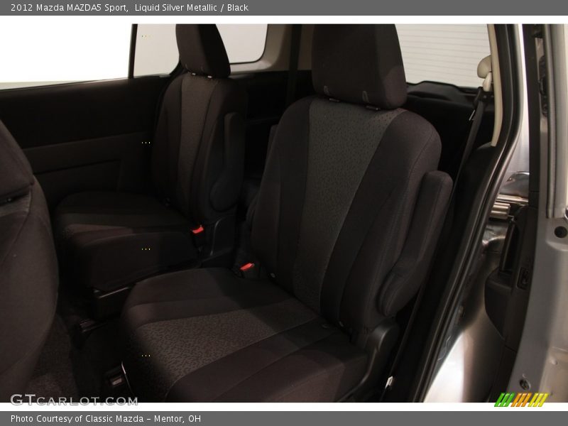 Liquid Silver Metallic / Black 2012 Mazda MAZDA5 Sport