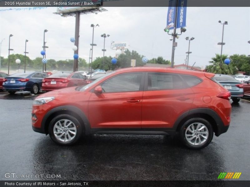 Sedona Sunset / Black 2016 Hyundai Tucson SE