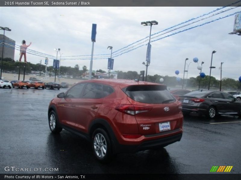 Sedona Sunset / Black 2016 Hyundai Tucson SE