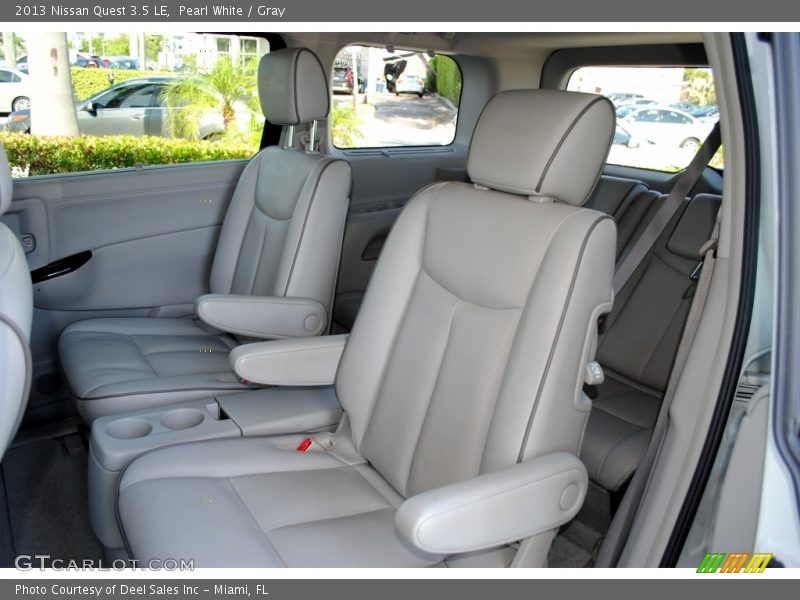Pearl White / Gray 2013 Nissan Quest 3.5 LE