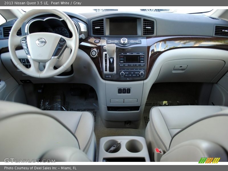 Pearl White / Gray 2013 Nissan Quest 3.5 LE