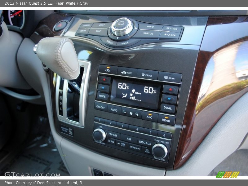 Pearl White / Gray 2013 Nissan Quest 3.5 LE