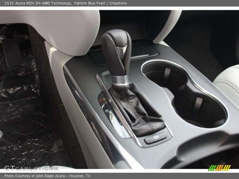 Fathom Blue Pearl / Graystone 2015 Acura MDX SH-AWD Technology