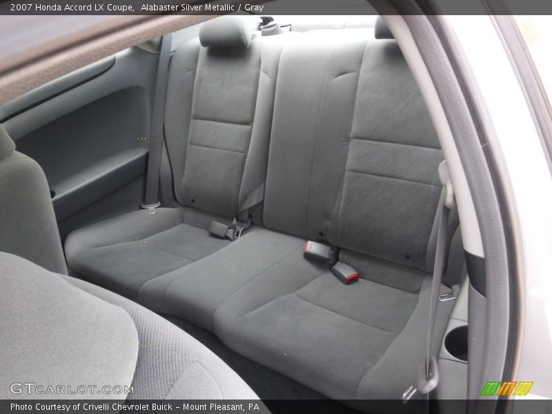 Alabaster Silver Metallic / Gray 2007 Honda Accord LX Coupe
