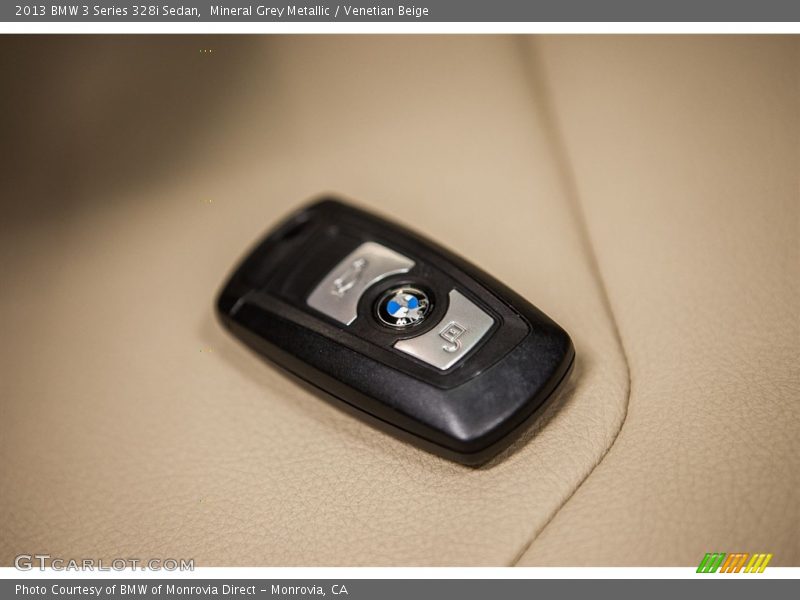 Mineral Grey Metallic / Venetian Beige 2013 BMW 3 Series 328i Sedan