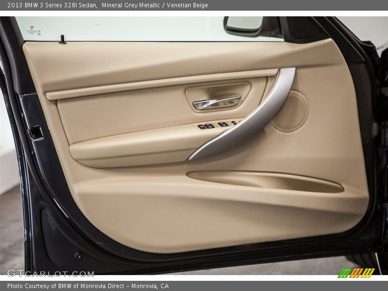 Mineral Grey Metallic / Venetian Beige 2013 BMW 3 Series 328i Sedan