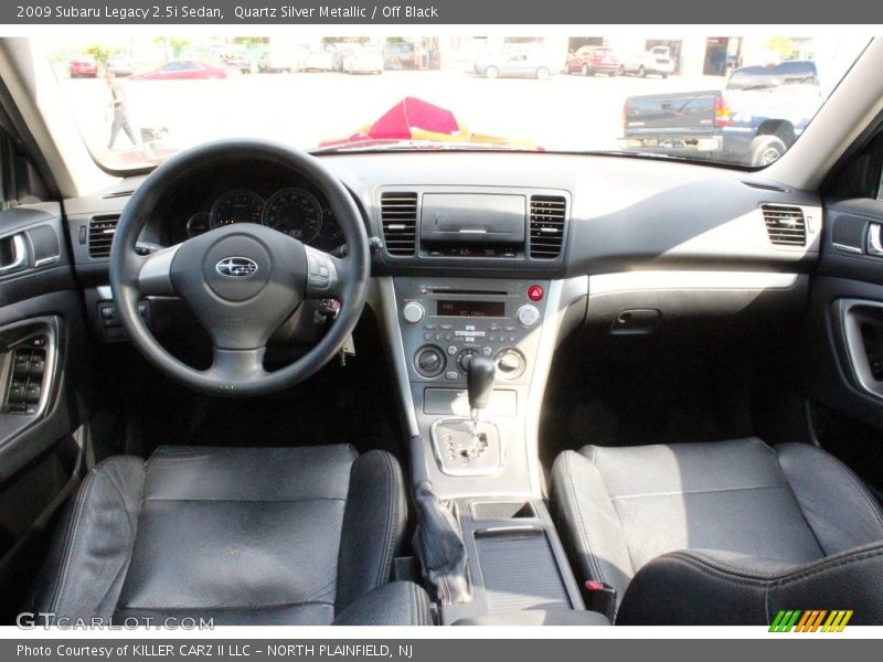 Quartz Silver Metallic / Off Black 2009 Subaru Legacy 2.5i Sedan