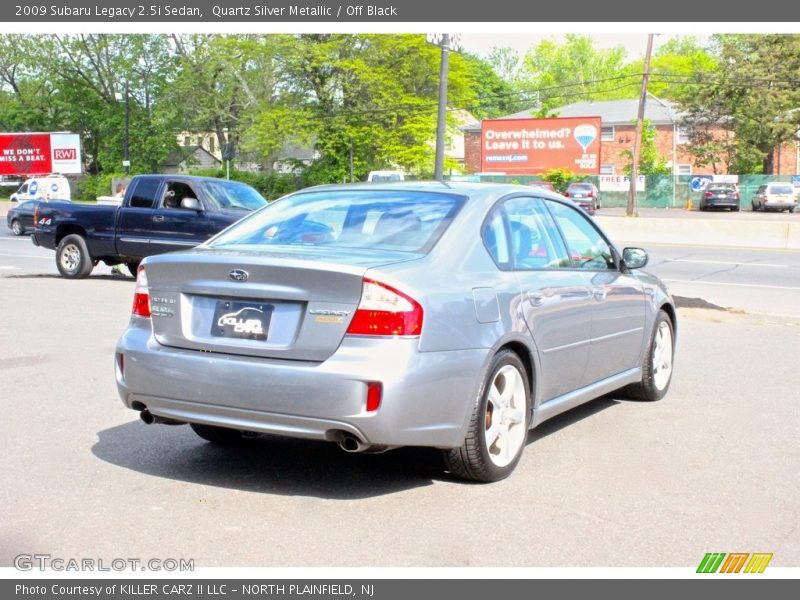 Quartz Silver Metallic / Off Black 2009 Subaru Legacy 2.5i Sedan