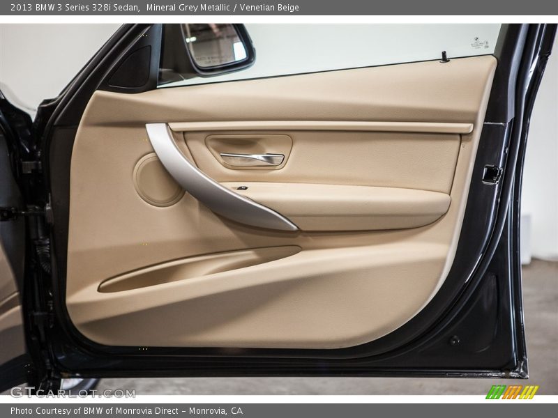 Mineral Grey Metallic / Venetian Beige 2013 BMW 3 Series 328i Sedan