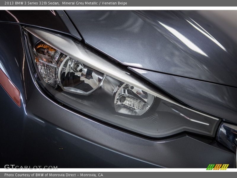 Mineral Grey Metallic / Venetian Beige 2013 BMW 3 Series 328i Sedan