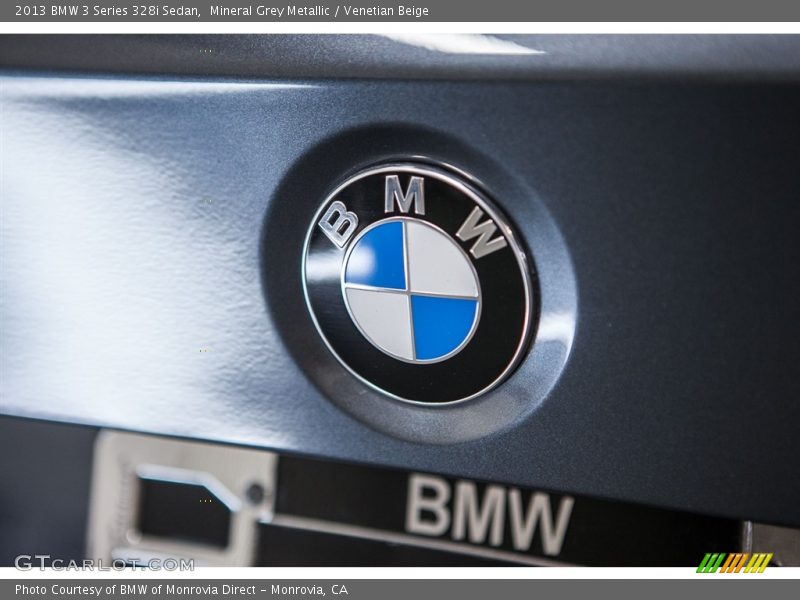 Mineral Grey Metallic / Venetian Beige 2013 BMW 3 Series 328i Sedan