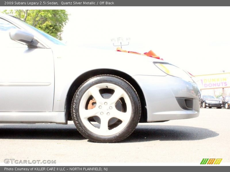 Quartz Silver Metallic / Off Black 2009 Subaru Legacy 2.5i Sedan