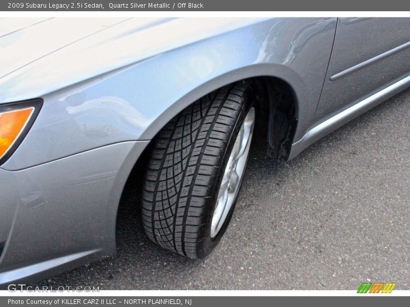 Quartz Silver Metallic / Off Black 2009 Subaru Legacy 2.5i Sedan