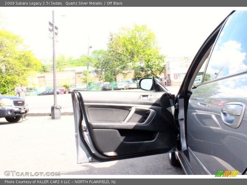 Quartz Silver Metallic / Off Black 2009 Subaru Legacy 2.5i Sedan