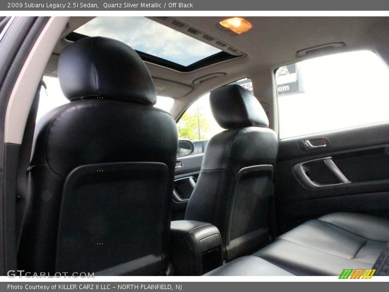 Quartz Silver Metallic / Off Black 2009 Subaru Legacy 2.5i Sedan