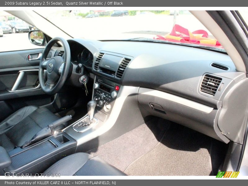 Quartz Silver Metallic / Off Black 2009 Subaru Legacy 2.5i Sedan