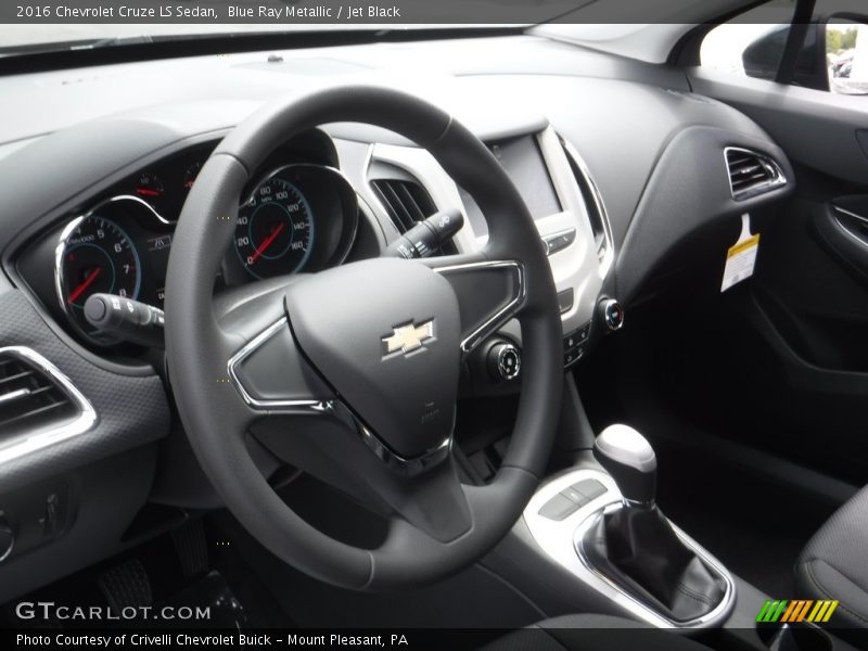 Blue Ray Metallic / Jet Black 2016 Chevrolet Cruze LS Sedan