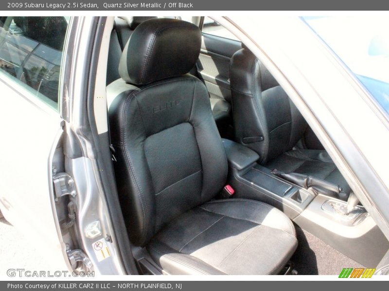 Quartz Silver Metallic / Off Black 2009 Subaru Legacy 2.5i Sedan