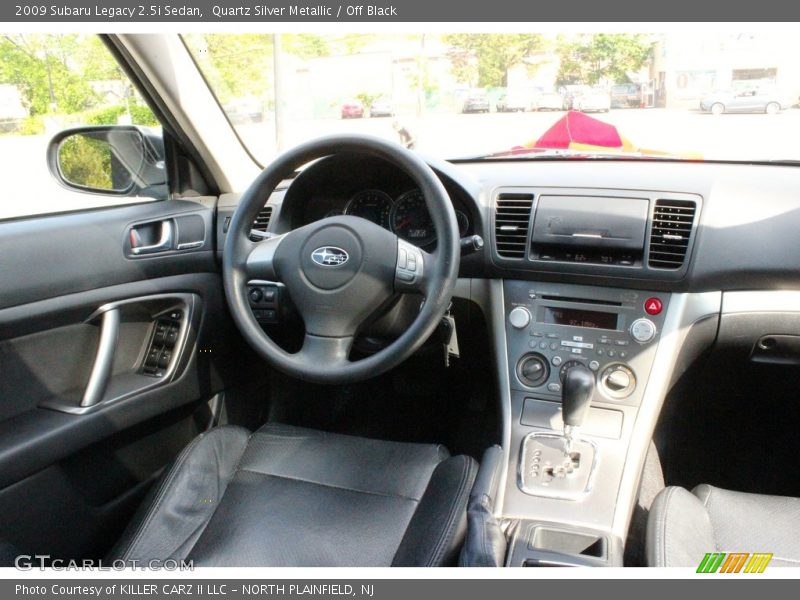Quartz Silver Metallic / Off Black 2009 Subaru Legacy 2.5i Sedan
