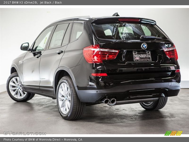 Jet Black / Black 2017 BMW X3 sDrive28i