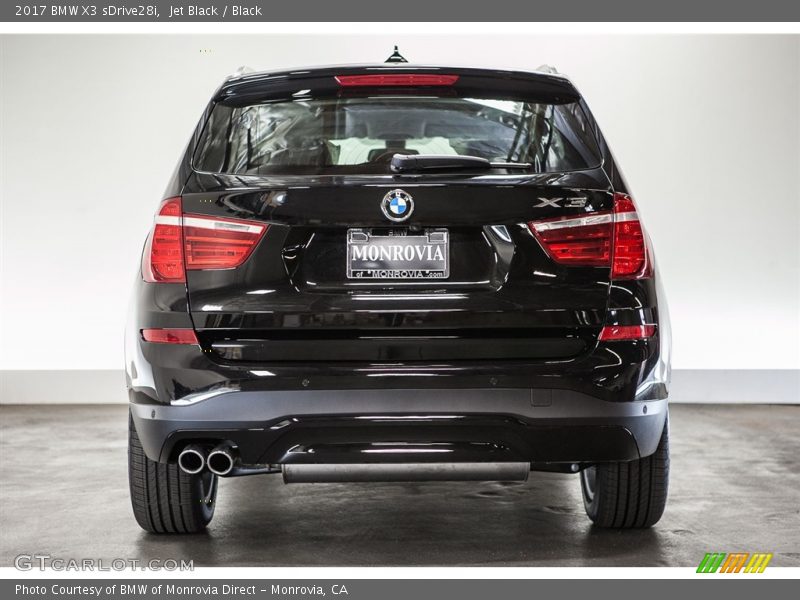 Jet Black / Black 2017 BMW X3 sDrive28i