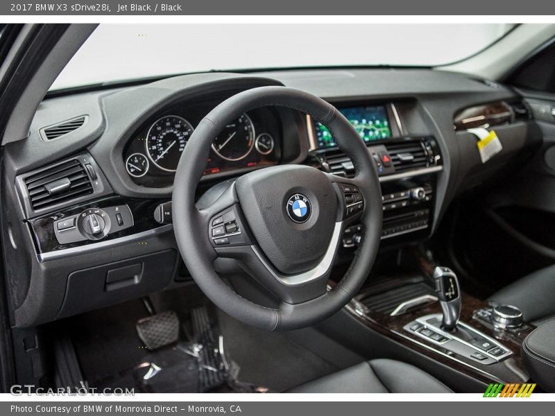 Jet Black / Black 2017 BMW X3 sDrive28i