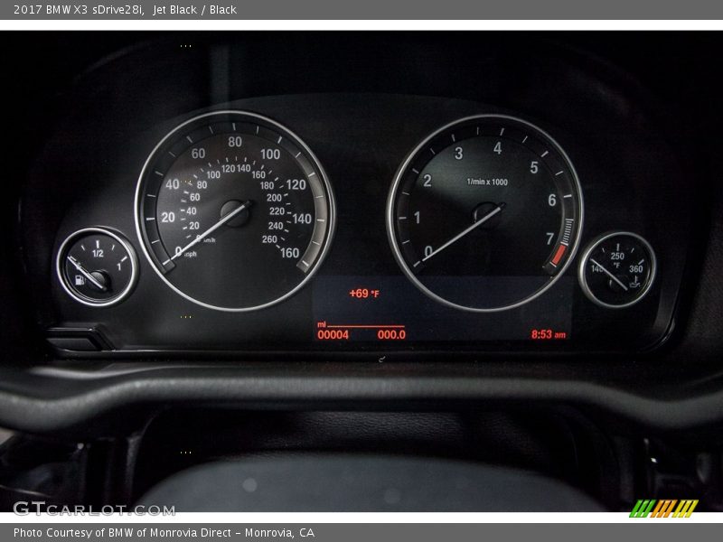 2017 X3 sDrive28i sDrive28i Gauges
