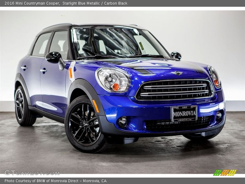 Starlight Blue Metallic / Carbon Black 2016 Mini Countryman Cooper