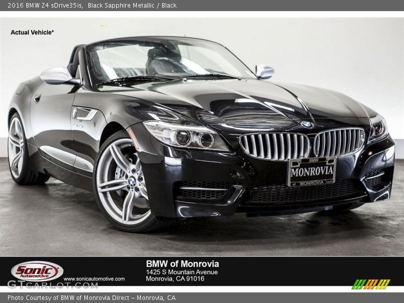 Black Sapphire Metallic / Black 2016 BMW Z4 sDrive35is