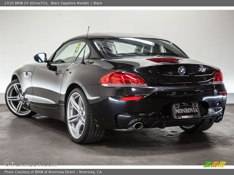 Black Sapphire Metallic / Black 2016 BMW Z4 sDrive35is