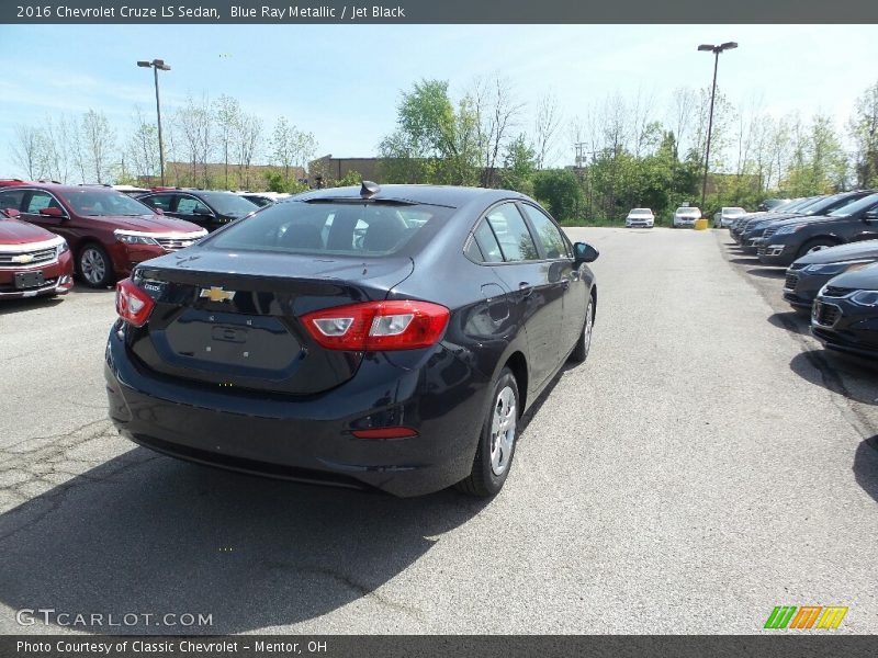 Blue Ray Metallic / Jet Black 2016 Chevrolet Cruze LS Sedan