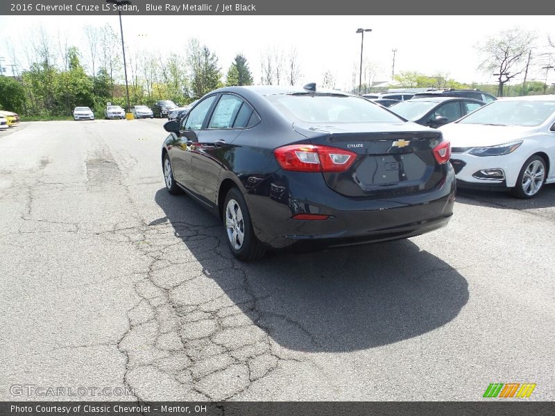 Blue Ray Metallic / Jet Black 2016 Chevrolet Cruze LS Sedan