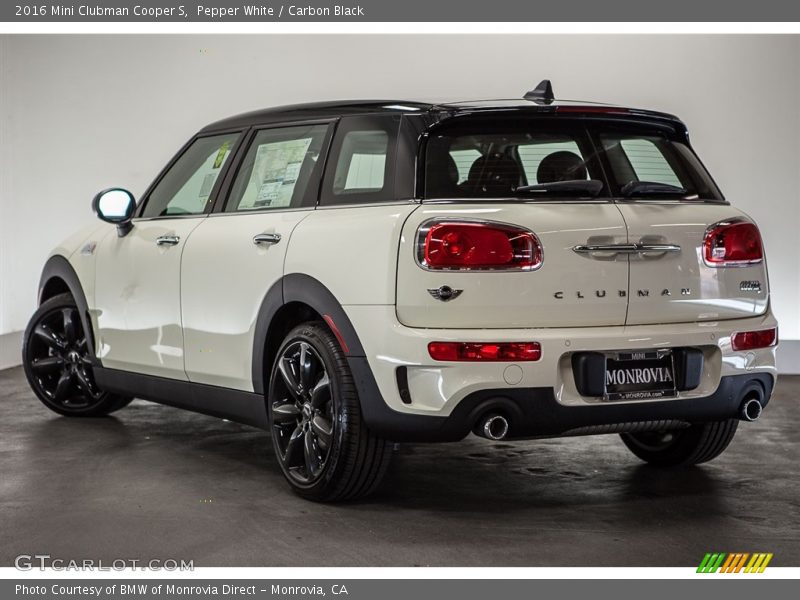 Pepper White / Carbon Black 2016 Mini Clubman Cooper S