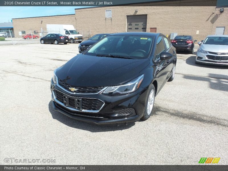 Mosaic Black Metallic / Jet Black 2016 Chevrolet Cruze LT Sedan