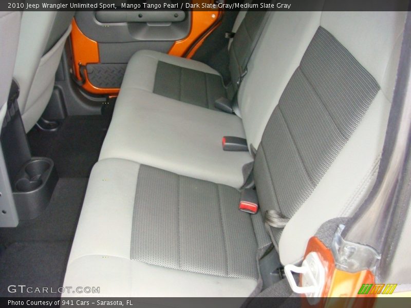 Mango Tango Pearl / Dark Slate Gray/Medium Slate Gray 2010 Jeep Wrangler Unlimited Sport