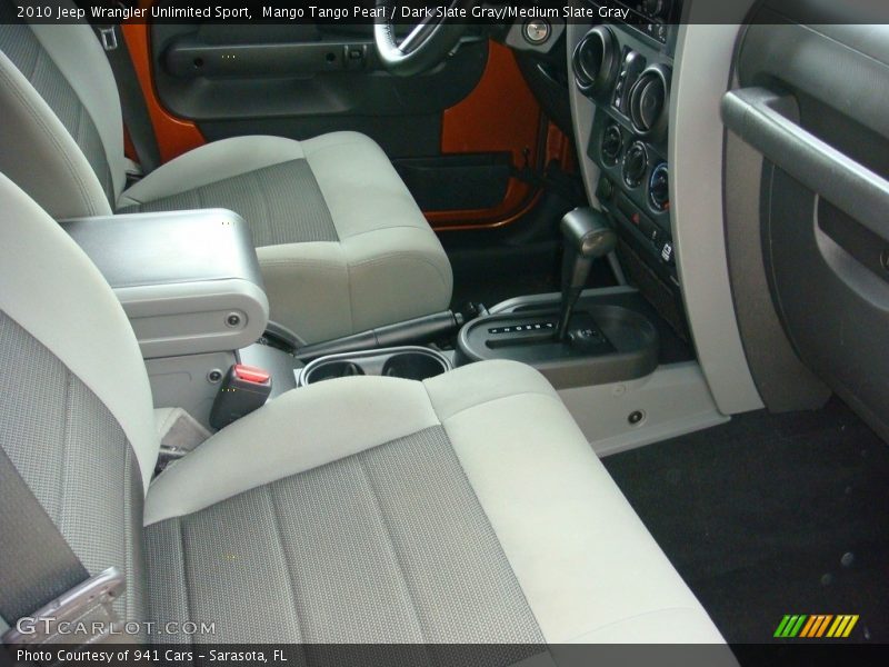 Mango Tango Pearl / Dark Slate Gray/Medium Slate Gray 2010 Jeep Wrangler Unlimited Sport