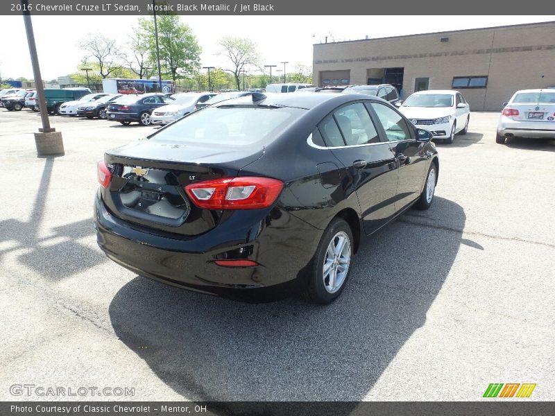 Mosaic Black Metallic / Jet Black 2016 Chevrolet Cruze LT Sedan