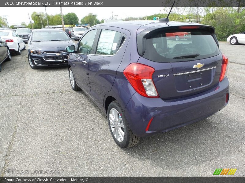 Kalamata Metallic / Jet Black 2016 Chevrolet Spark LT