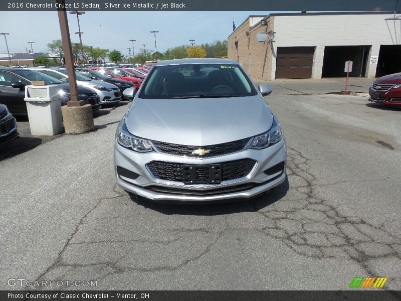 Silver Ice Metallic / Jet Black 2016 Chevrolet Cruze LS Sedan