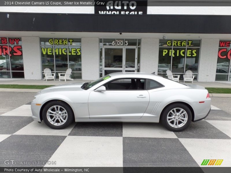 Silver Ice Metallic / Gray 2014 Chevrolet Camaro LS Coupe